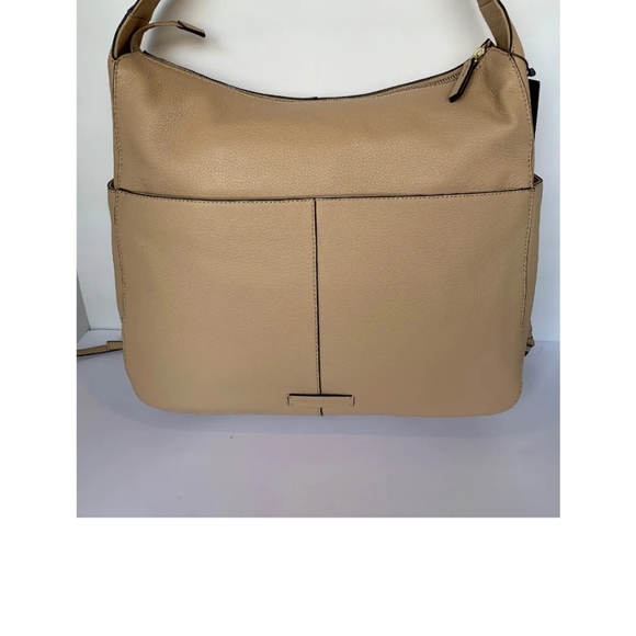 Vince Camuto Cory Hobo Douthwest Style Tan Leather Purse Handbag - Picture 2 of 6